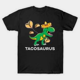 Tacosaurus Taco Dinosaurs T-Shirt